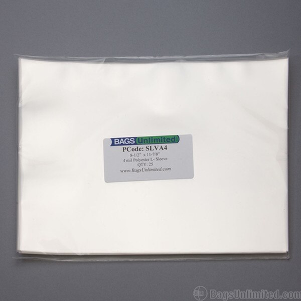 Polyester L-Sleeves for 8-1/2 x 11-
